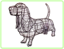 Basset Hound Animal Topiary Frame Basset Hound Animal Topiary Frame